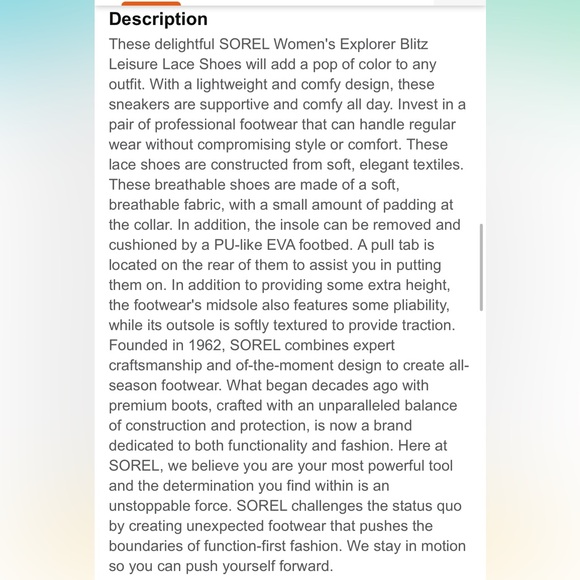 Sorel Explorer Blitz Leisure Lace Women’s Sz 9 EUC - Picture 16 of 16